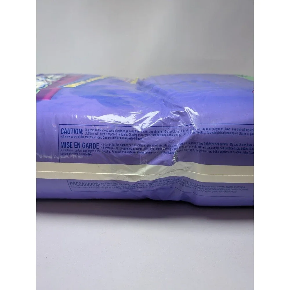 Luvs Vintage 2002 Size 1 Barney Diapers Ultra Leakguards SEALED New 56 Vtg Rare